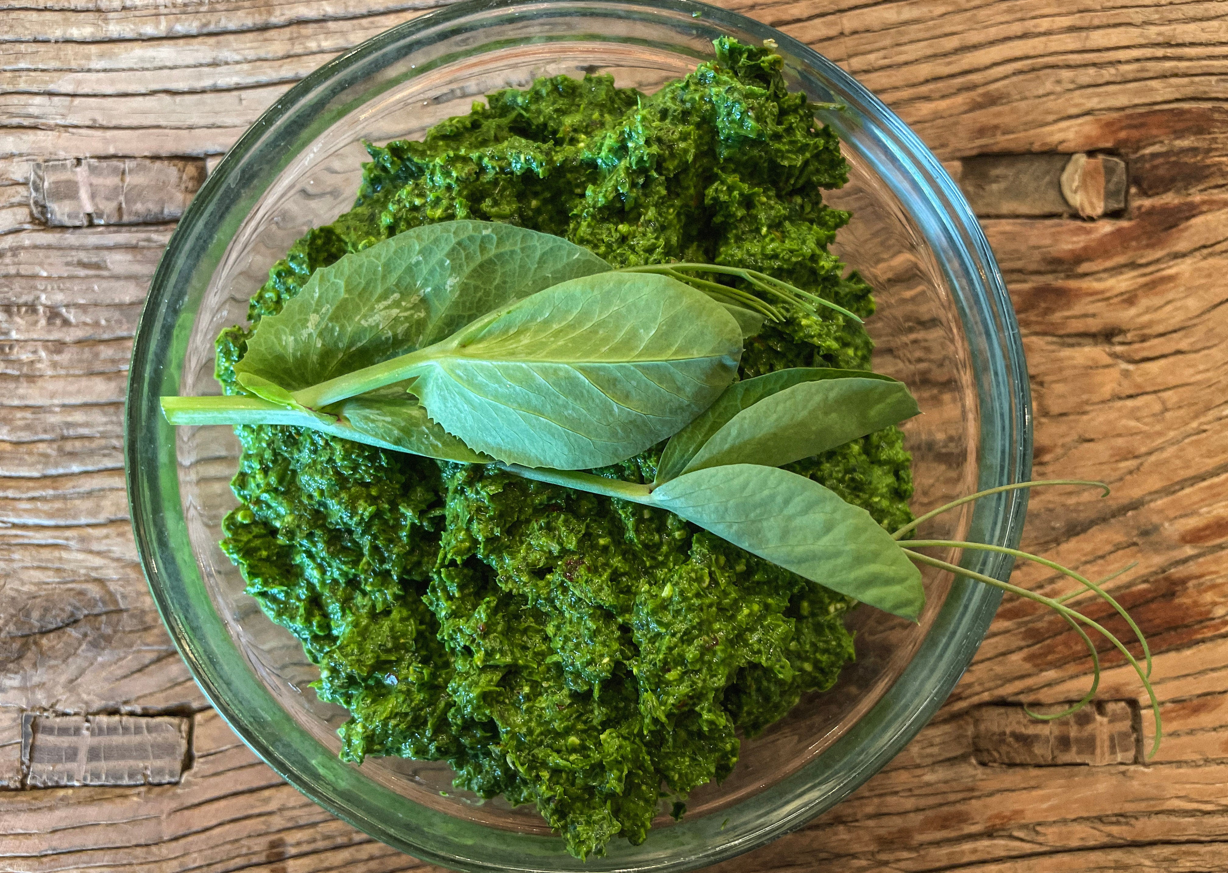 Pea Shoot Pesto