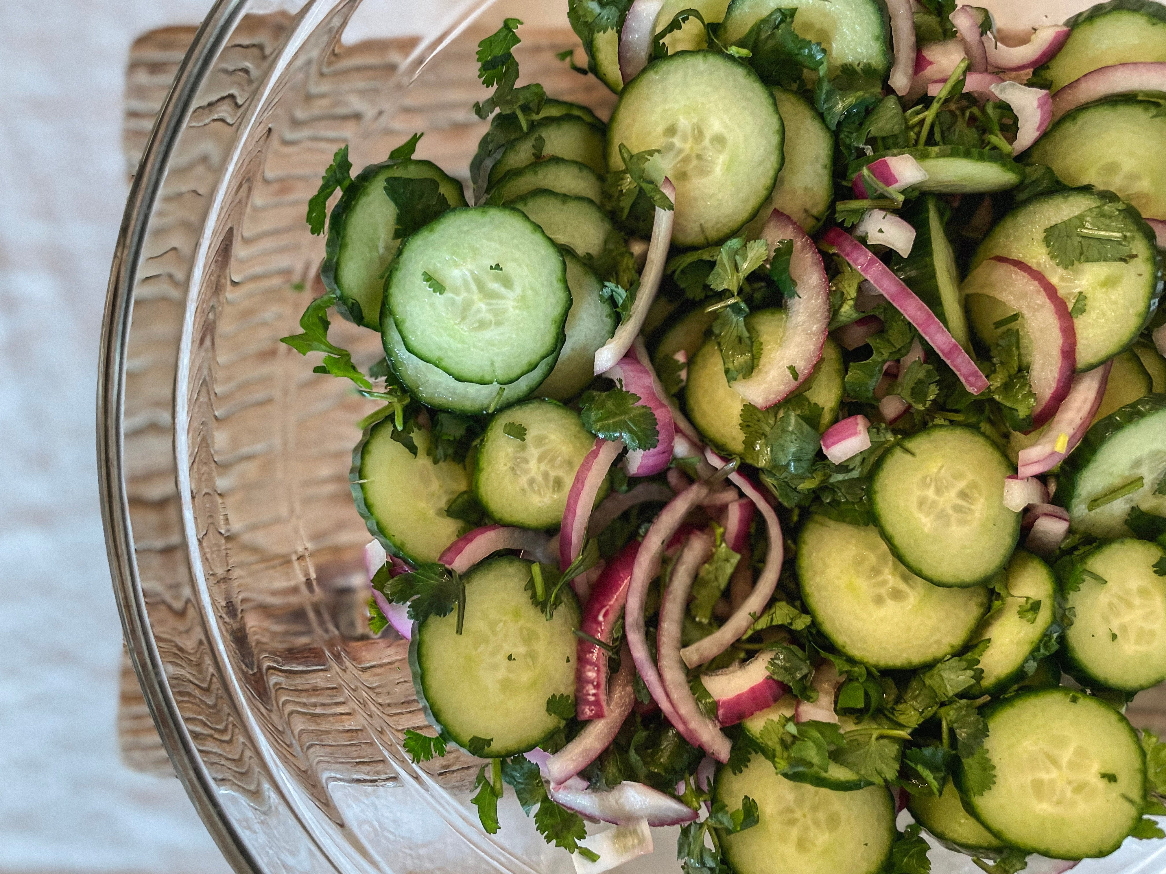 Cucumber Onion Salad